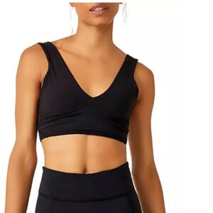 Free People Movement Women's Never Better Black Sports Bra